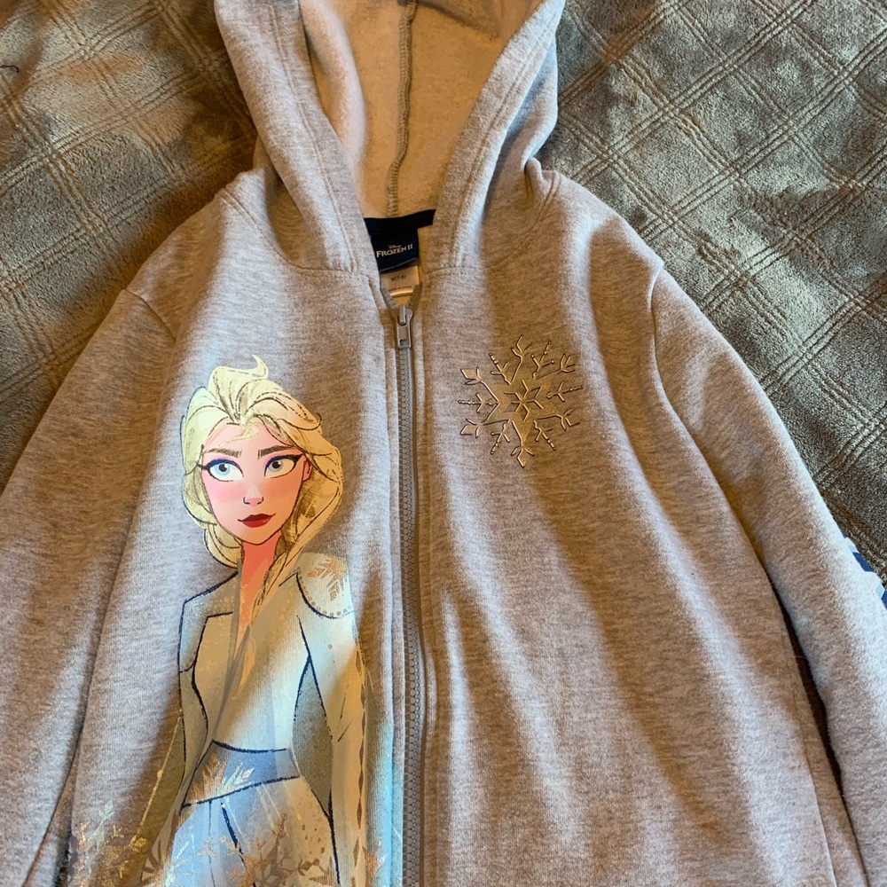 Frozen Elsa sweatshirt. Size 7-8